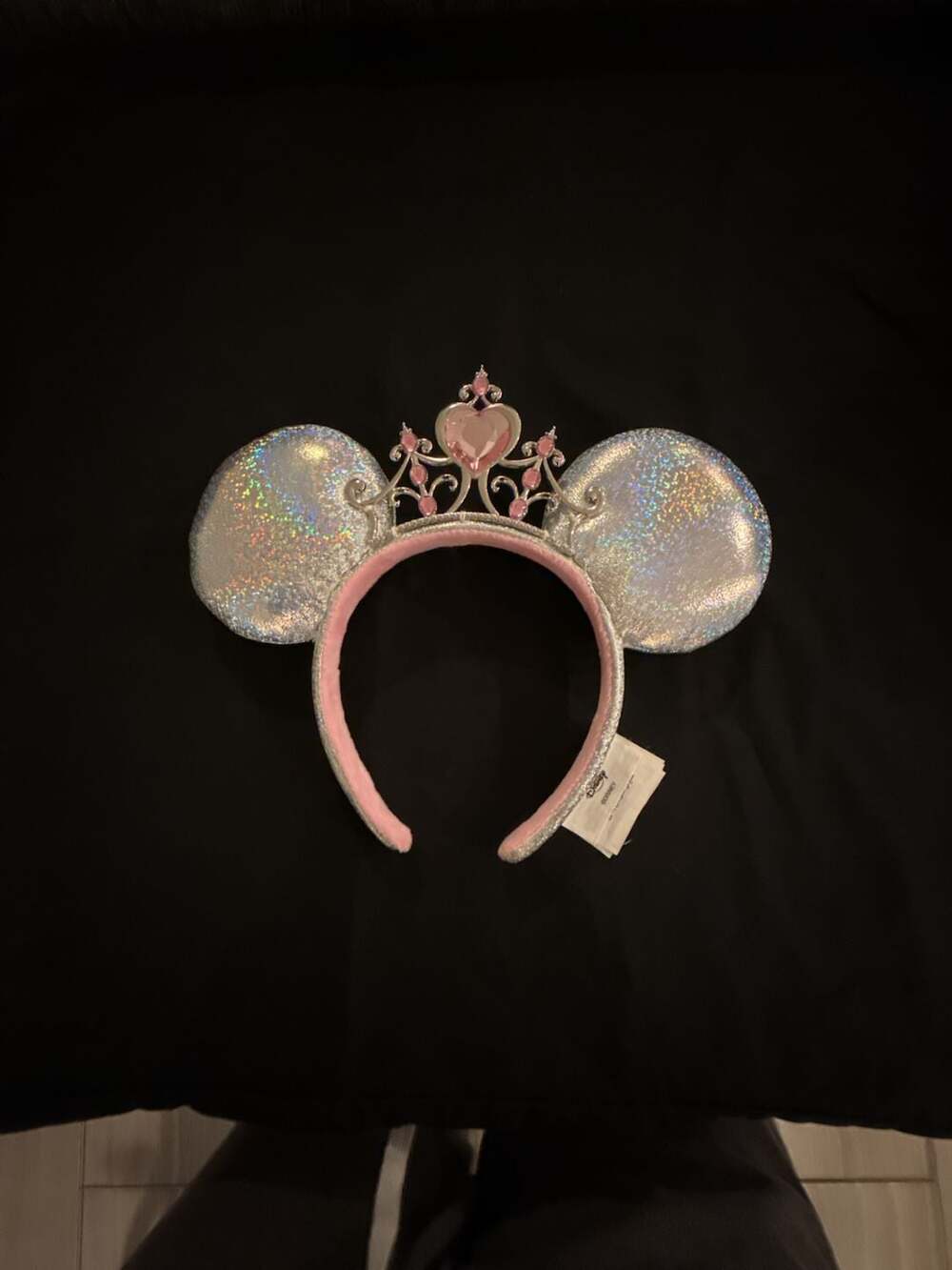 Disney Princess Iridescent Holographic Tiara Ears Headband